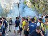 Ambiente de 'fair play' em Istambul: adeptos de Benfica e Fenerbahçe animam-se antes do jogo