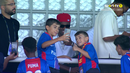 Vinícius Júnior assiste ao Alverca-Benfica