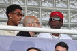 Convidado de luxo: Vinícius Júnior assiste ao Alverca-Benfica