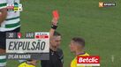 Penálti e expulsão no Sporting-Arouca: VAR alertou árbitro e juiz mudou decisão