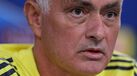 José Mourinho durante a conferência de imprensa na Luz