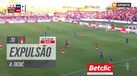 O lance que valeu a expulsão de Dedic diante do Alverca
