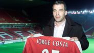Jorge Costa na apresentação no Charlton