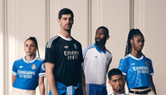 Azul e branco: Real Madrid apresenta terceiro equipamento
