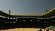 Sporting divulgou imagens da evolução das obras de Alvalade, do relvado às bancadas