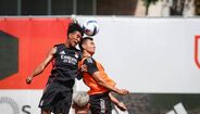 Imagens do treino do Benfica