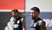 Imagens do treino do Benfica