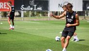 Imagens do treino do Benfica