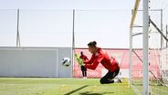 Imagens do treino do Benfica
