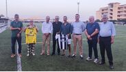 Jorge Mendes com dirigentes do Portimonense e da Associação de Futebol do Algarve