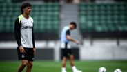 As imagens do treino do Sporting em Alvalade 