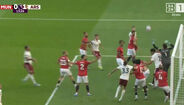 O lance da polémica no Manchester United-Arsenal