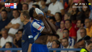 Samu chora no banco após lesão no jogo Gil Vicente contra o Porto