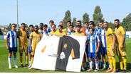 Homenagem do Farense a Jorge Costa antes do jogo com o FC Porto B 
