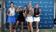 Equipas femininas celebram vitória no CUPRA Open Padel em Vilamoura