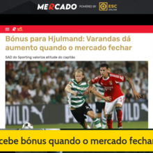 <![CDATA[ Mercado Record: Hjulmand vai receber prémio e Benfica fecha porta até resolver a Champions ]]>