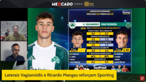  Mercado Record: análise aos novos laterais do Sporting e o que fizeram os Ríos e Enzo na Supertaça 