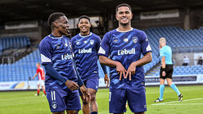 Gabriel Silva foi o grande destaque do Larne-Santa Clara