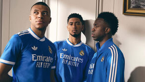 Azul e branco: Real Madrid apresenta terceiro equipamento