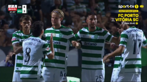 O golo de Hjulmand que fechou a vitória do Sporting diante do Casa Pia
