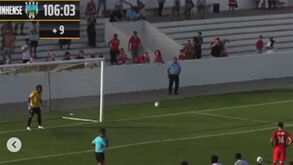 Avançado do Marinhense foi o herói do fim de semana: marcou golo e defendeu penálti aos... 90'+17