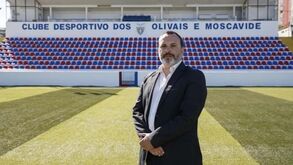 Dirigente do Clube Desportivo dos Olivais e Moscavide no estádio