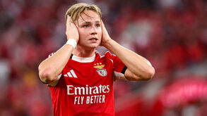 Schjelderup celebra pelo Benfica