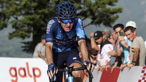 Byron Munton durante a Volta a Portugal