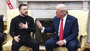 Trump com Zelensky na Casa Branca