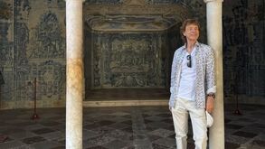 Mick Jagger mostra imagens da visita a Portugal