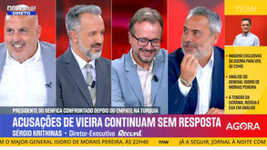 Notícia Record: Luís Filipe Vieira só aceita debater com Rui Costa