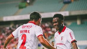 Víctor Gómez brinca após primeiro golo pelo Sp. Braga: «Com o pé não, mas de cabeça sou bom»