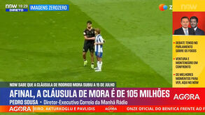 Pedro Sousa olha para o telemóvel, explica contrato de Rodrigo Mora e atira: «É o maior negócio da história do FC Porto»