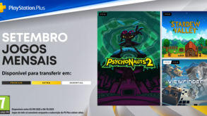 PS Plus: Aqui estão os jogos de setembro