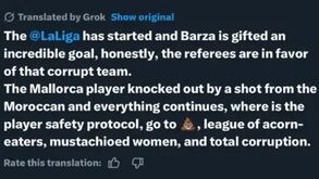 Jornalista critica arbitragem favorável ao Barça