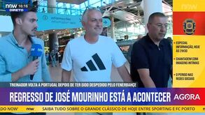 Mourinho regressa a Portugal após saída do Fenerbahçe.
