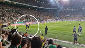 Novas imagens do clássico: a bronca de Farioli a Samu após o segundo golo do FC Porto em Alvalade