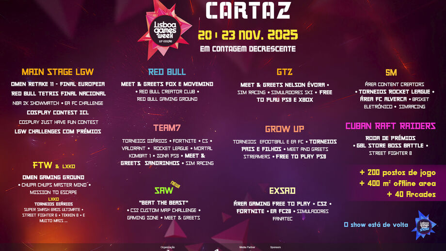 Lisboa Games Week está de volta à FIL