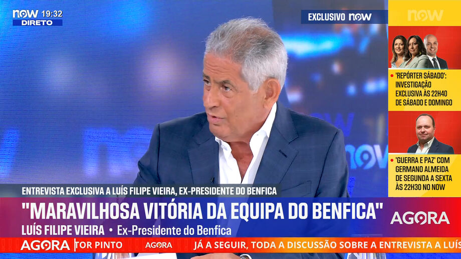 Antigo líder do Benfica em entrevista exclusiva ao Now