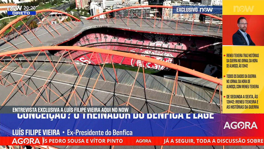 Antigo presidente do Benfica lamenta falta da manutenção do estádio