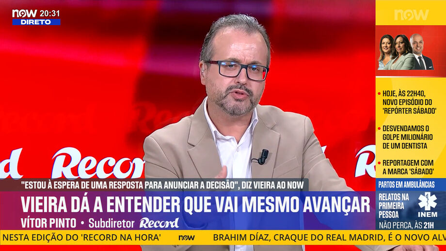 Revelação feita no Record na Hora