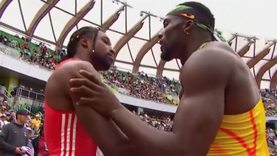 Noah Lyles desentendeu-se com Kenny Bednarek e o caldo (quase) entornou