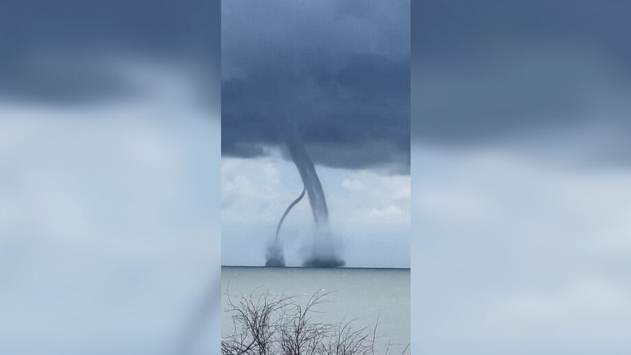 Imagens impressionantes foram captadas por um popular