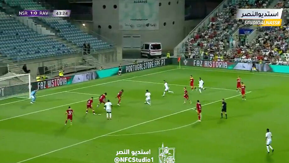 Cristiano Ronaldo marcou o segundo golo do Al Nassr frente ao Rio Ave