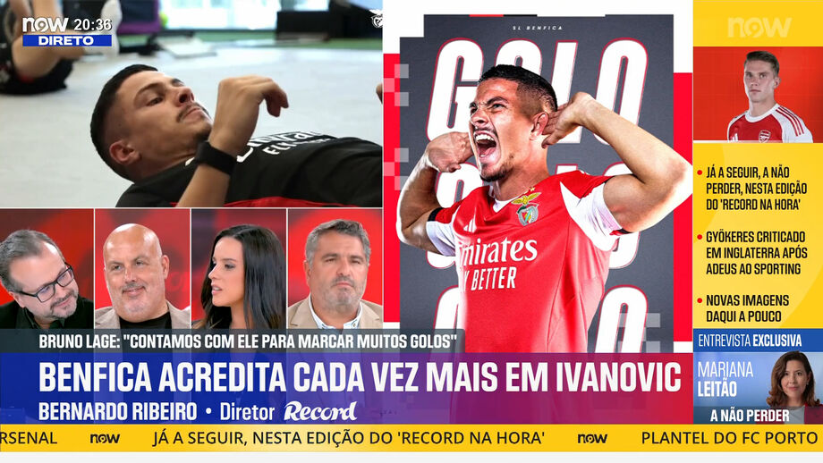 Subdiretor de Record analisa estreia do reforço do Benfica