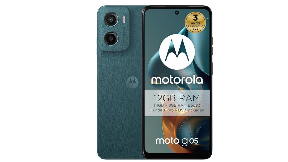 Smartphone Motorola Moto G05 com 12GB de RAM e câmara de 50MP