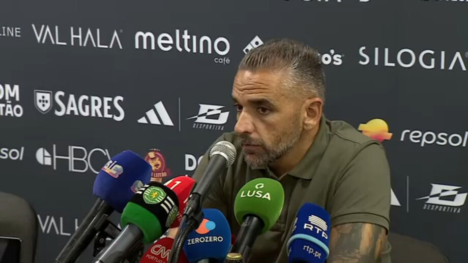 Treinador do Sporting diz que a equipa continua a ter muita "fome"