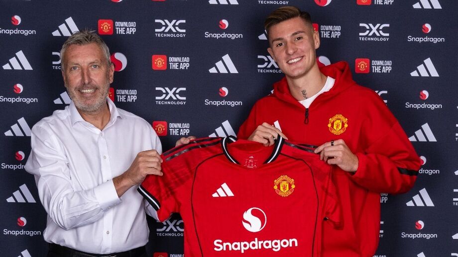 Benjamin Sesko é o novo avançado do Manchester United de Ruben Amorim