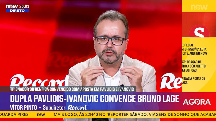 Subdiretor de Record diz que treinador do Benfica está limitado