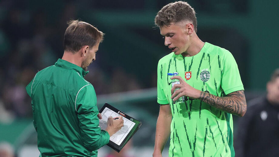 Henrique Arreiol estreou-se pela equipa principal do Sporting num jogo da Taça de Portugal frente ao Amarante 